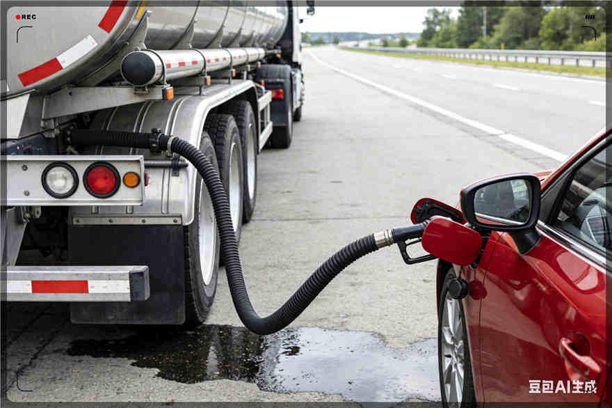 天柱汽车救援送水案例